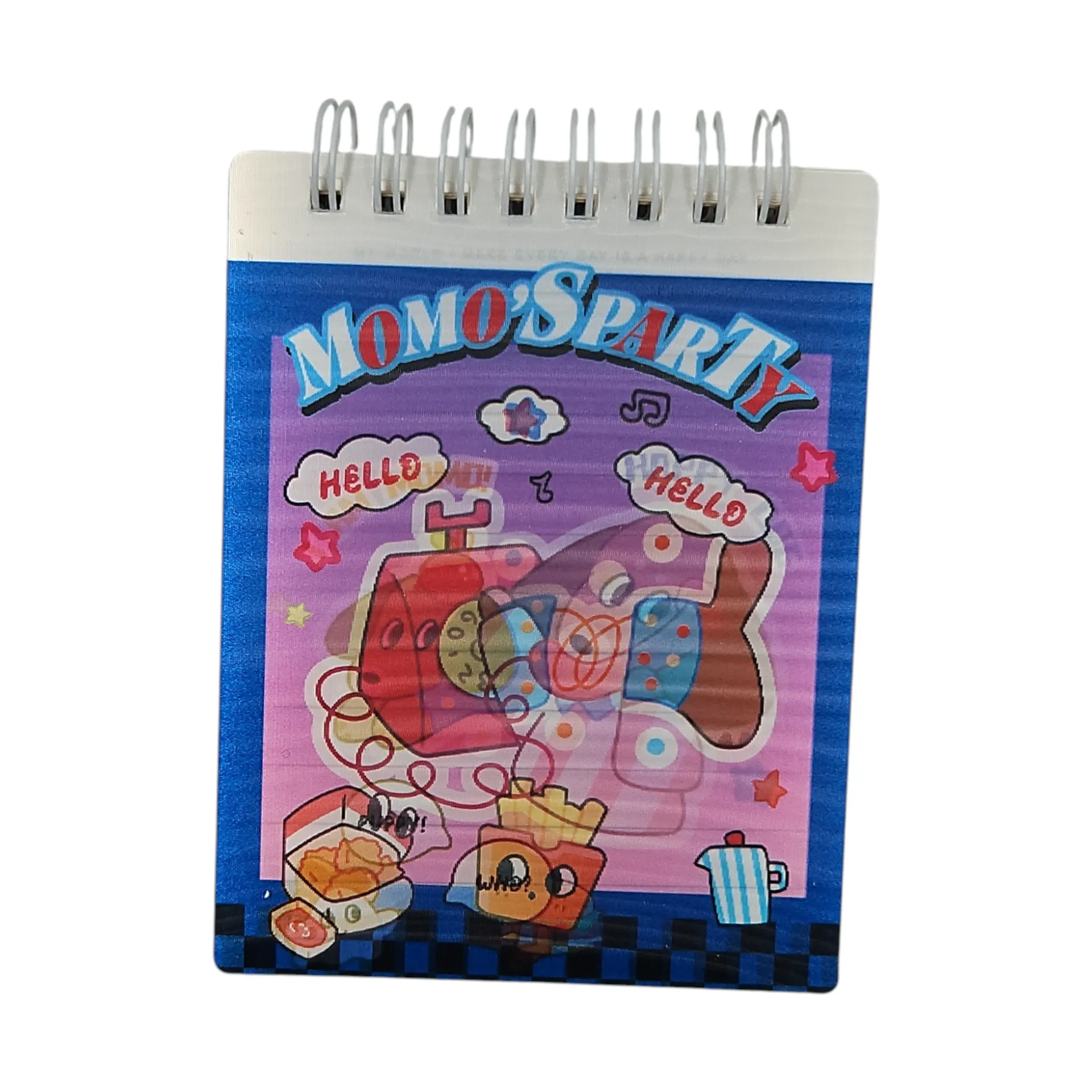 Hello Momo Sparty 3D Coil Notebook