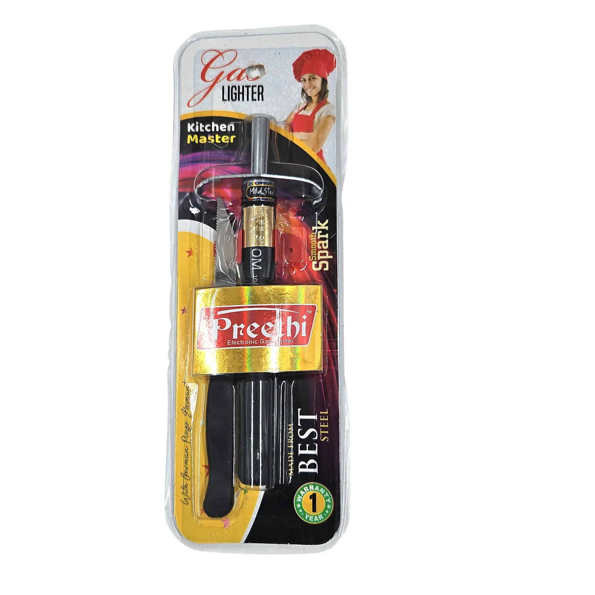 Preethi Electronic Gas Lighter With Knife 