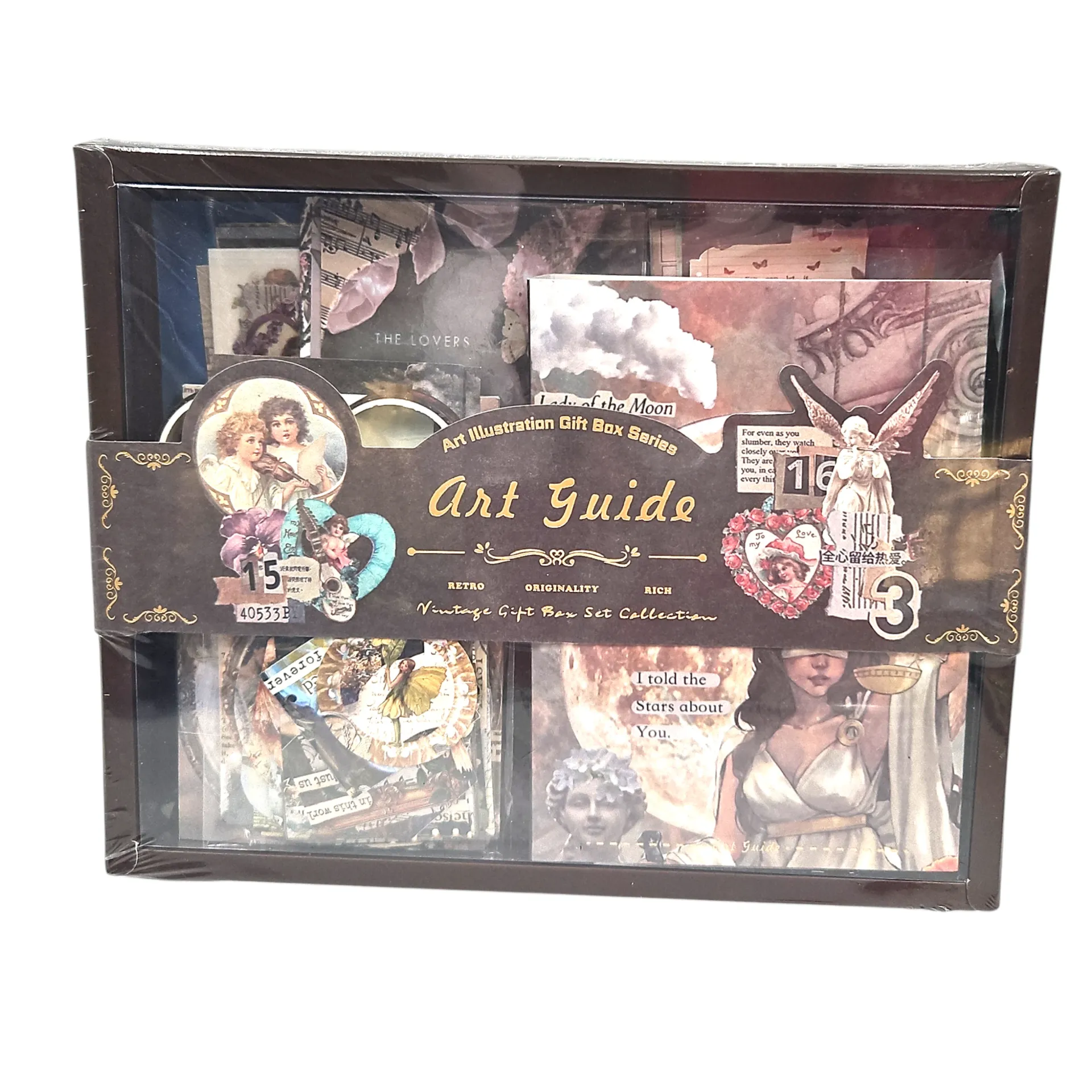 The Art Guide DIY Scrapbook Journal Gift Set   
