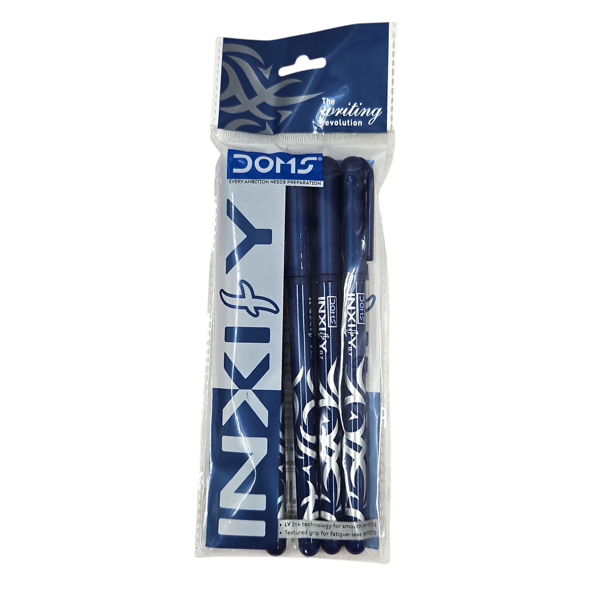 Doms Inxify Softy Ball Point Pen Dark Blue 