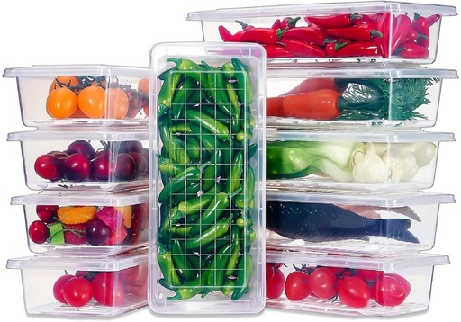 [IX000953] Fridge Storage Containers Pack Of 4 