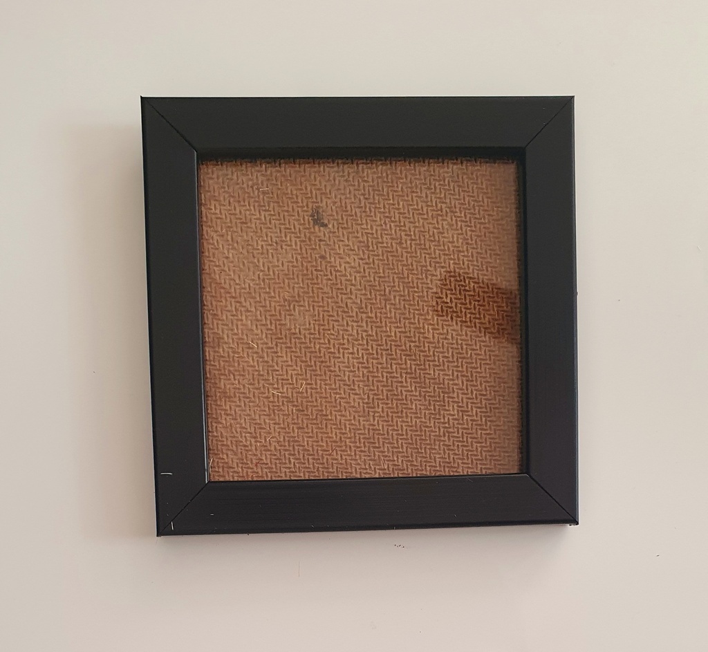 [IX000599] 4 X 4 Wall Photo Mini Frame Blank With Glass  (Black)