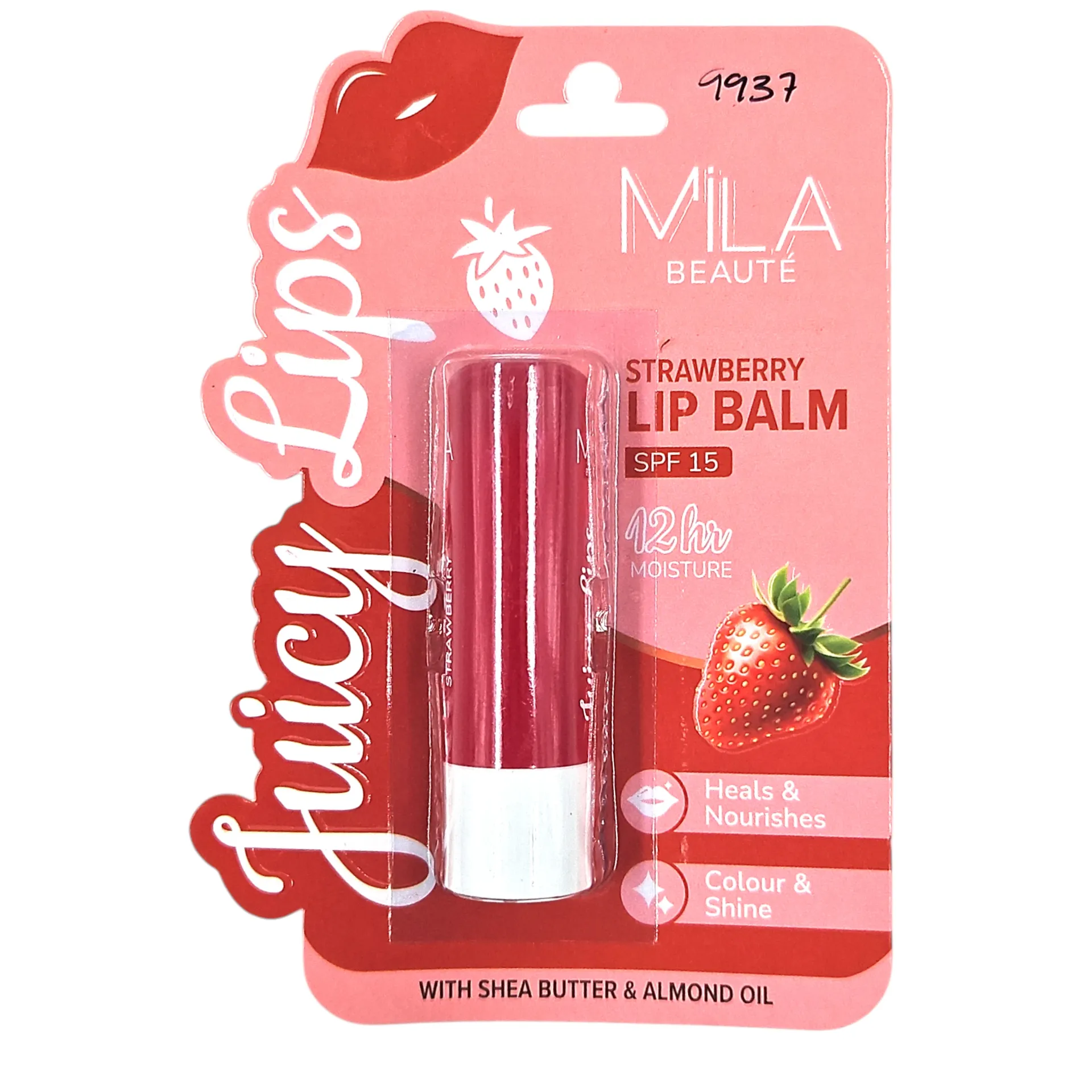 [IX2505266] Mila Beaute Juicy Lips Lip Balm SPF 15   (Strawberry)
