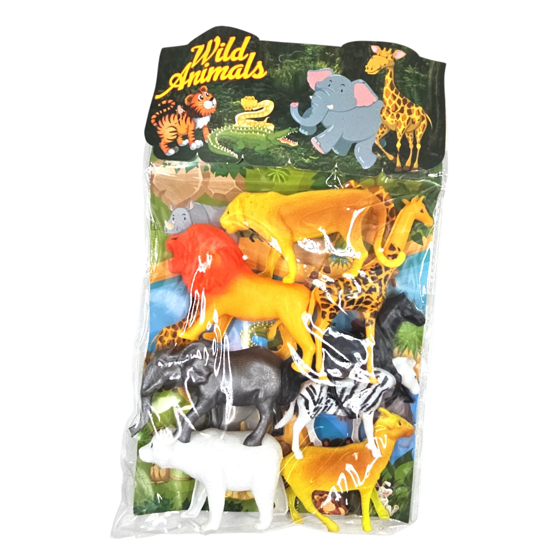 [IX2505293] 335-6 Wild Animals Toys Big 8 Pcs Set