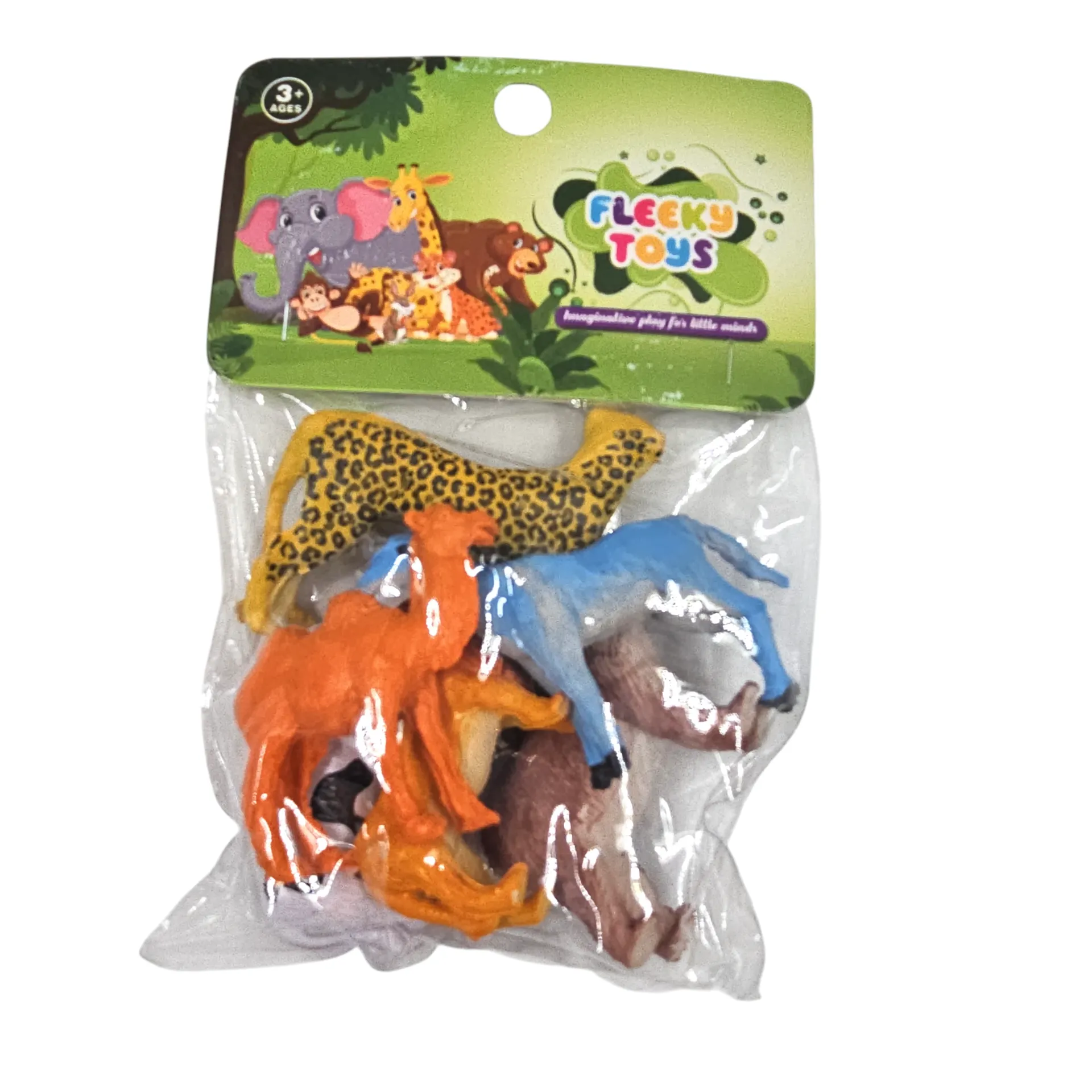 [IX2505294] Fleeky Animal Toys Medium 6 Pcs Set
