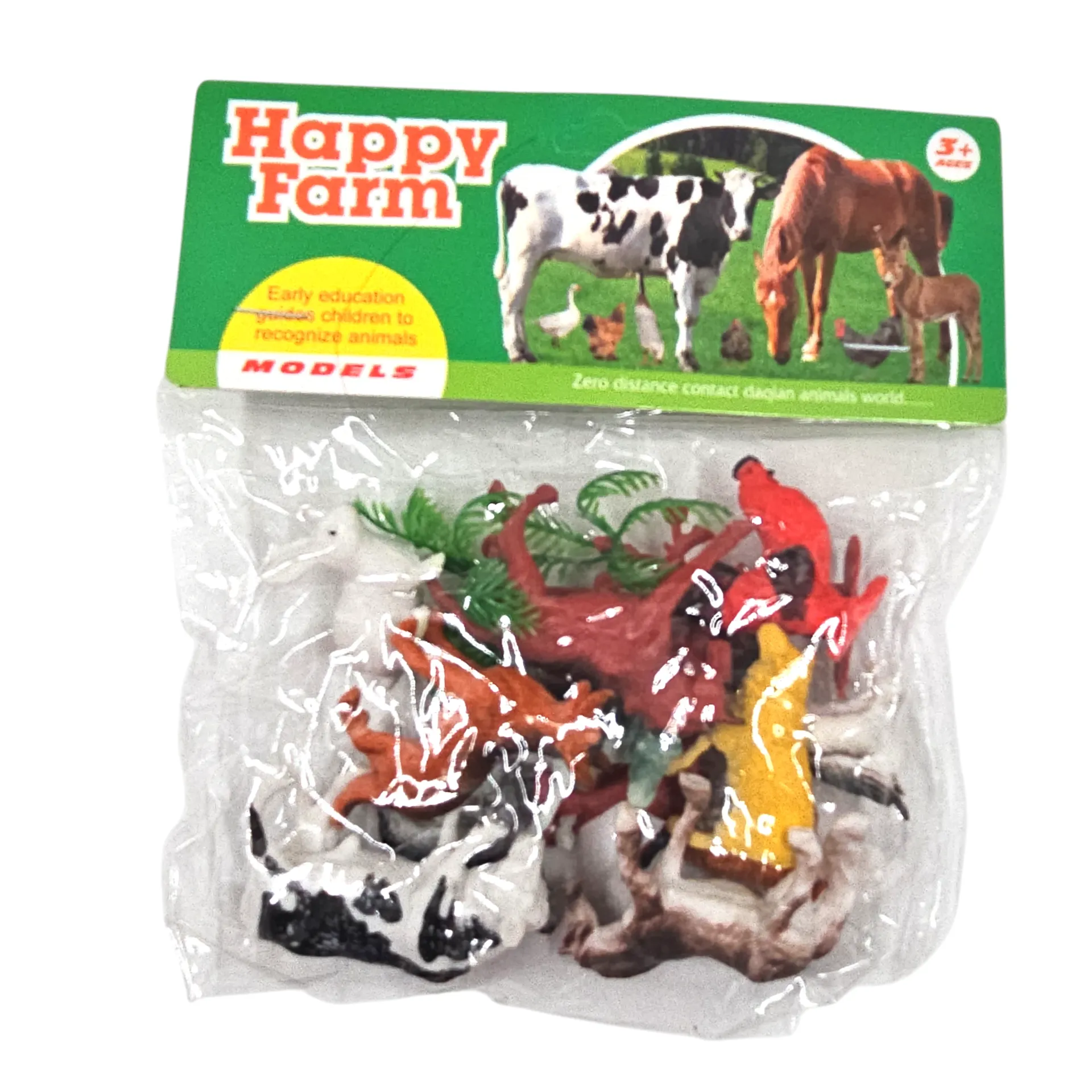 Happy Farm Small Animal Toys 12 Pcs Set