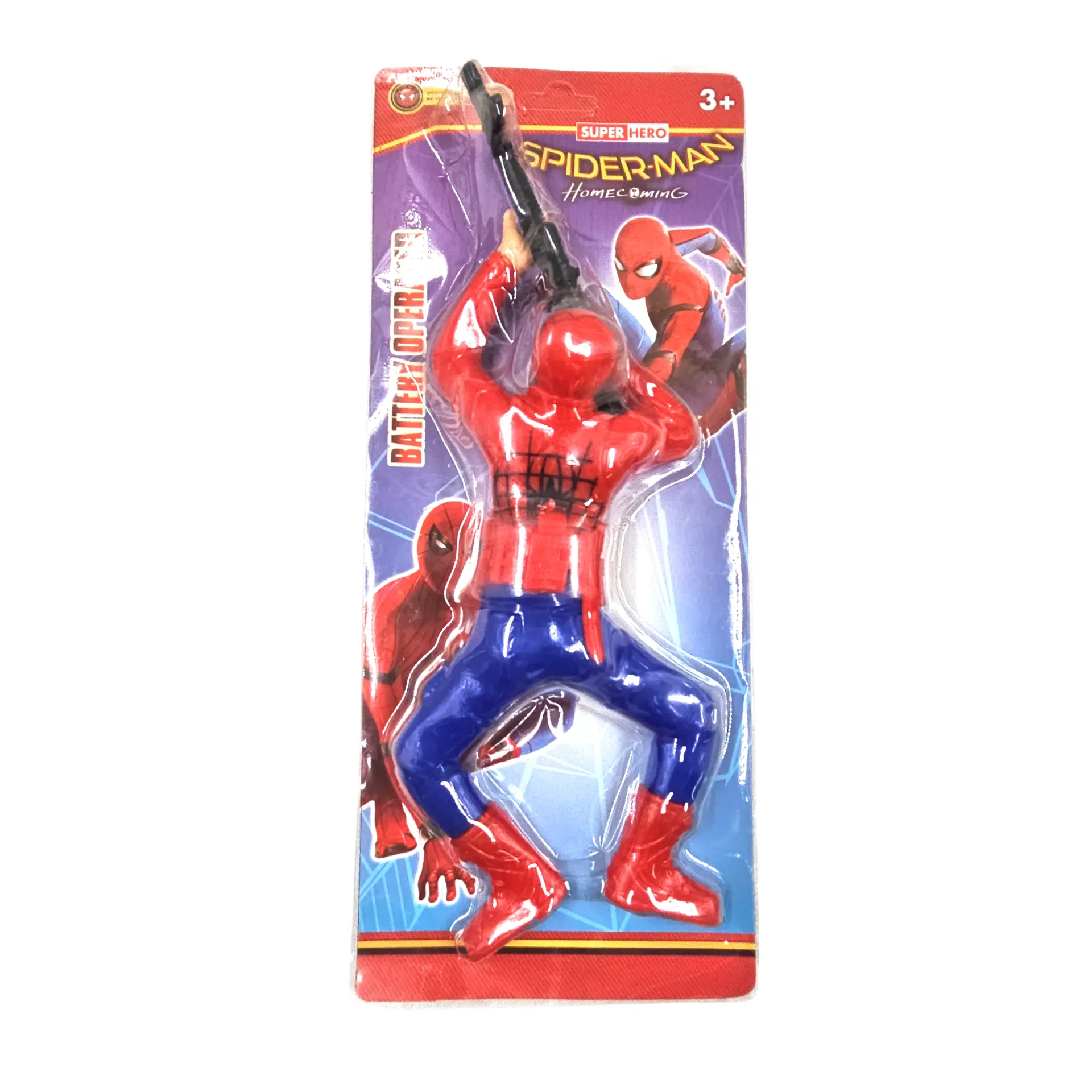 9018 Super Hero Battery Operated Blister Spider Man