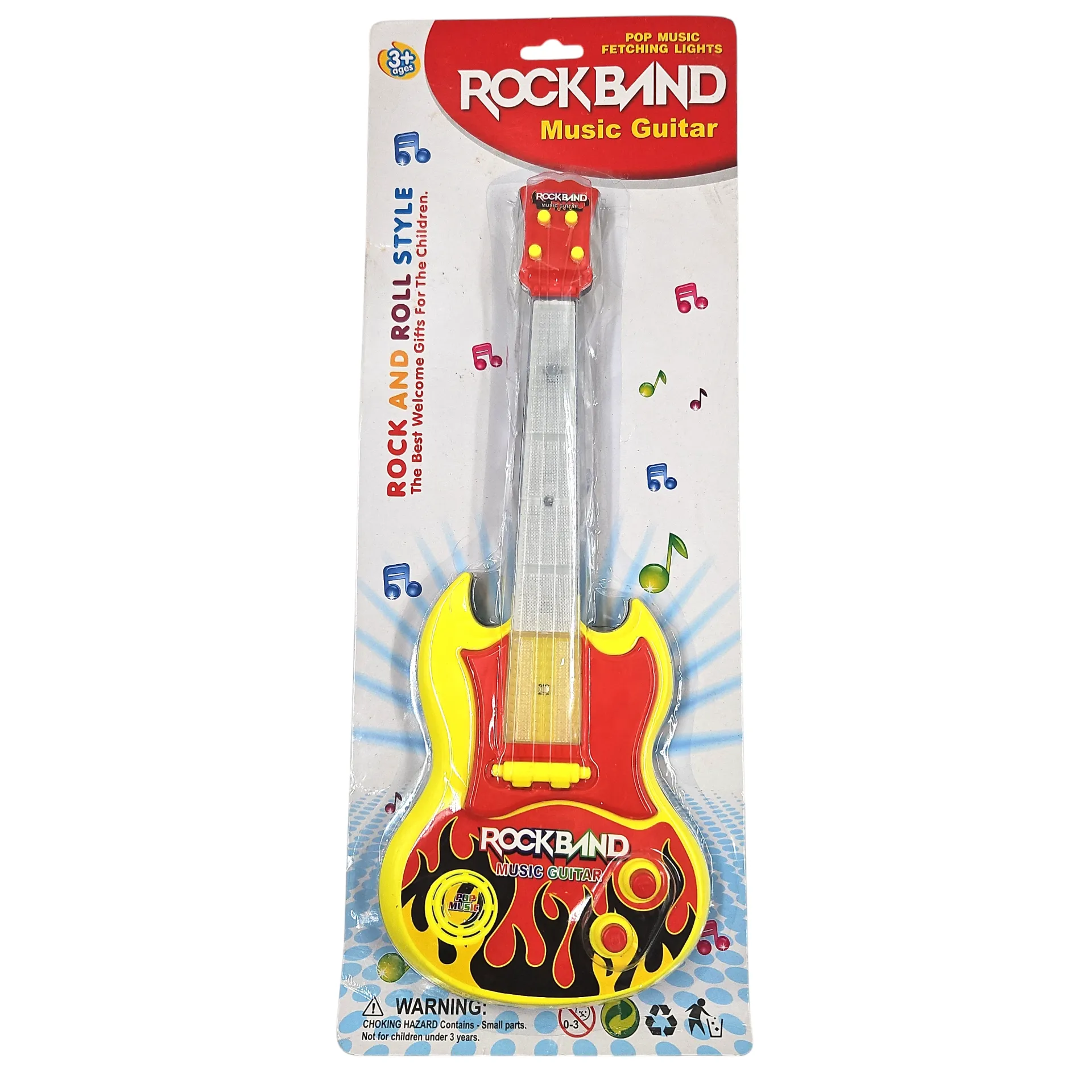 Rock Band Music Guitar Pop Music And Lights