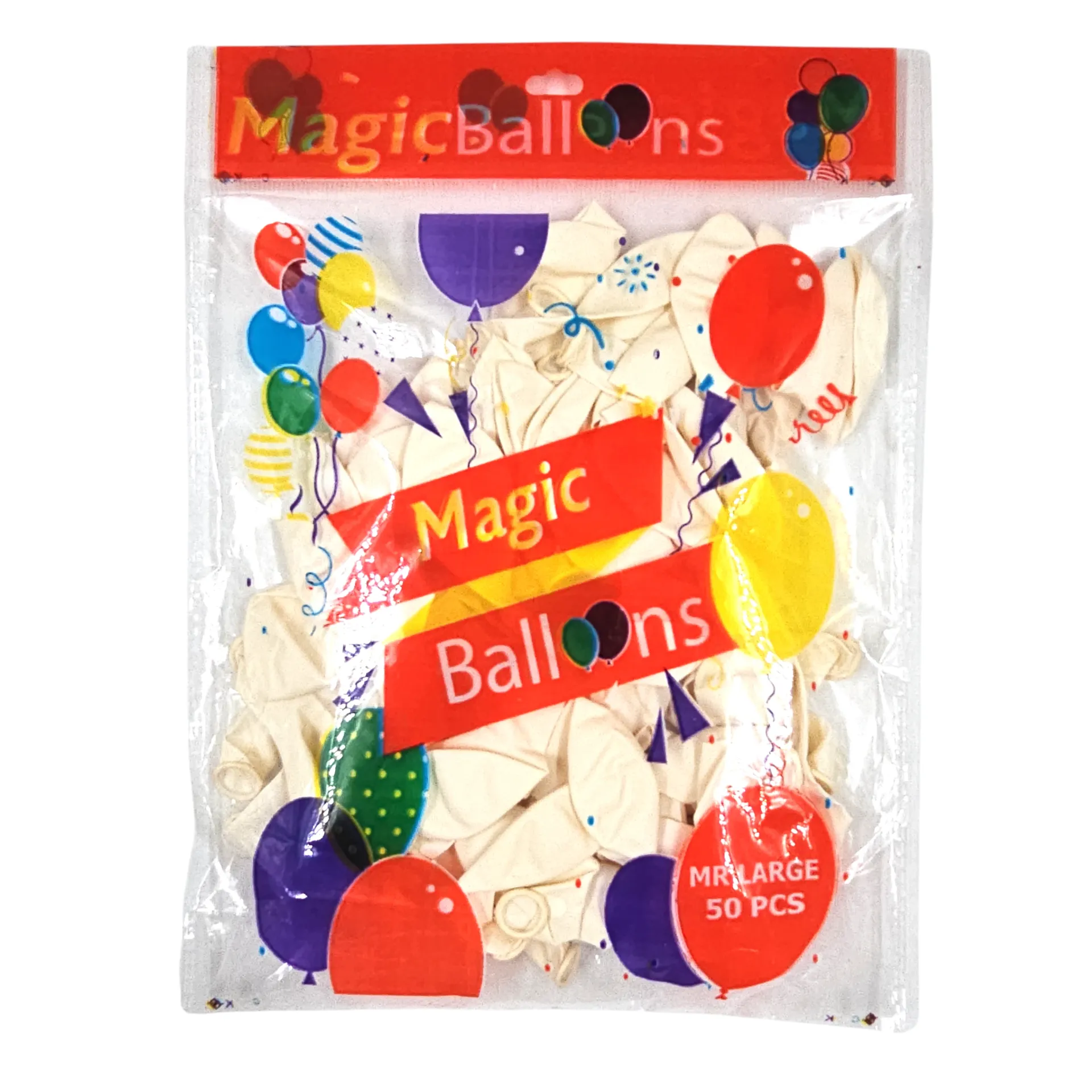 [IX2505337] Magic Balloons 1's (50/Pkt)  (White)