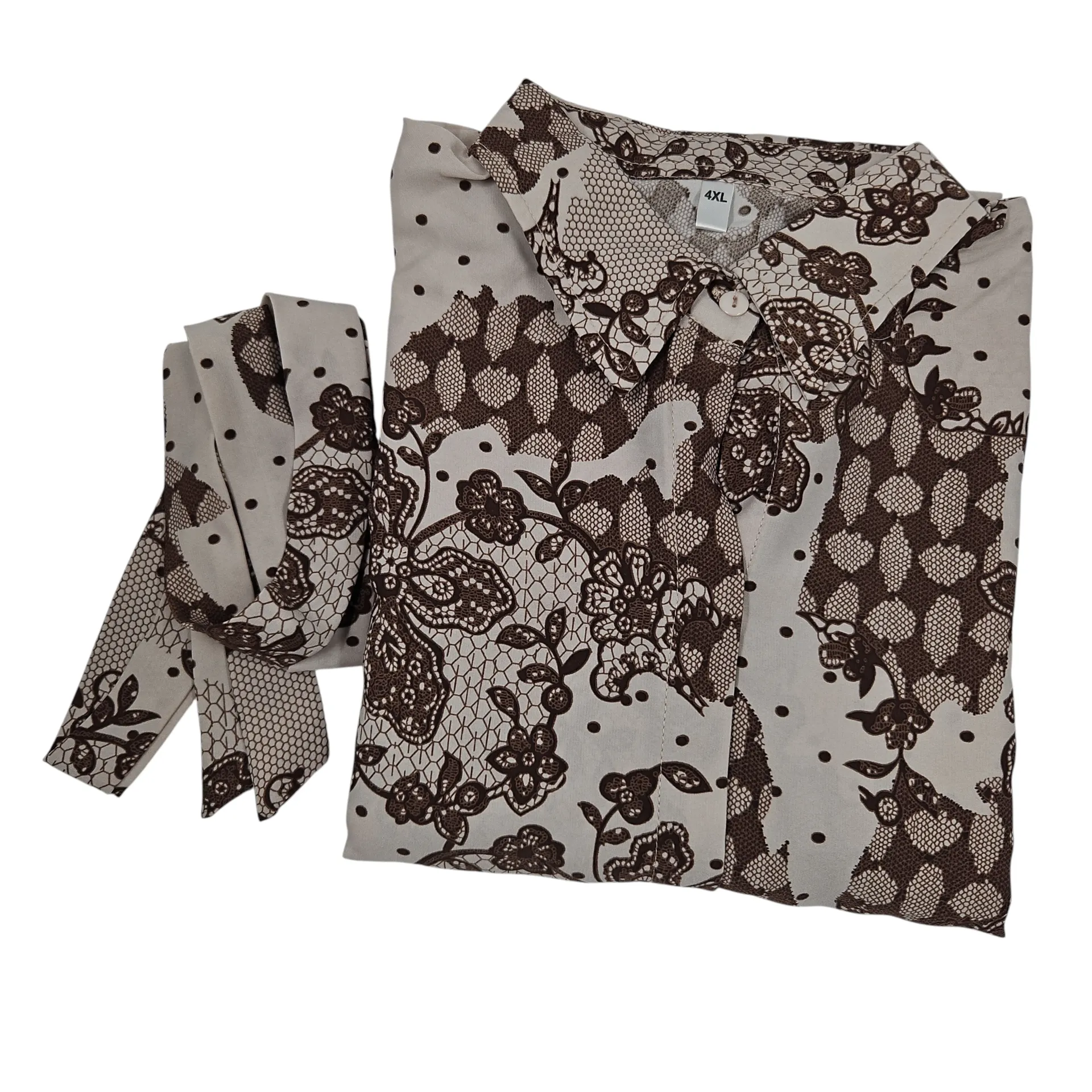 [IX2505351] Imported Viscose Printed Full Length Pardah Gown With Elastic Hand With Tie