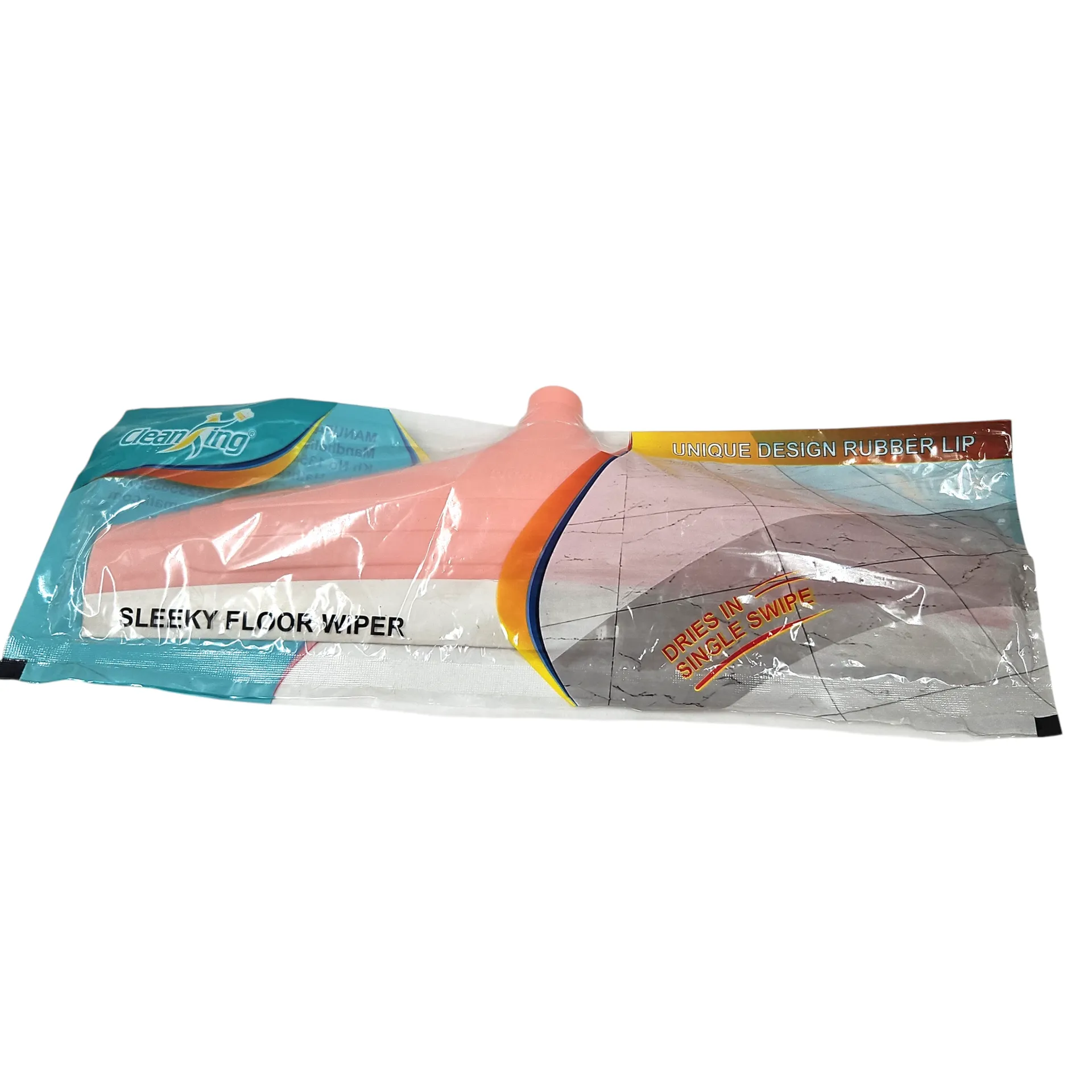 [IX2505382] Clean King Sleeky Floor Wiper With Wooden Handle (Pink)
