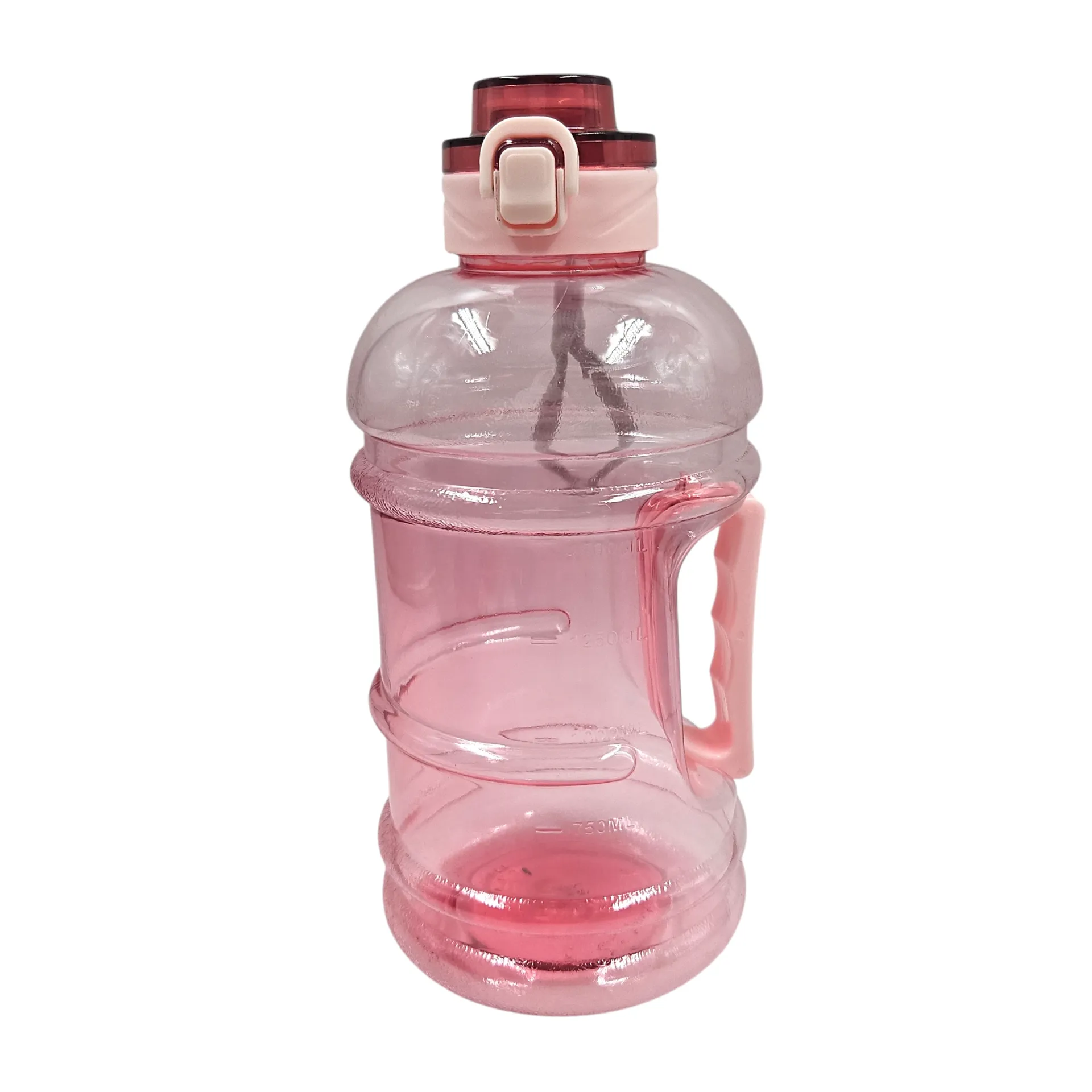 [IX2505389] Sport Gallon Water Bottle With Handle Big 2.2 Liter (Pink)