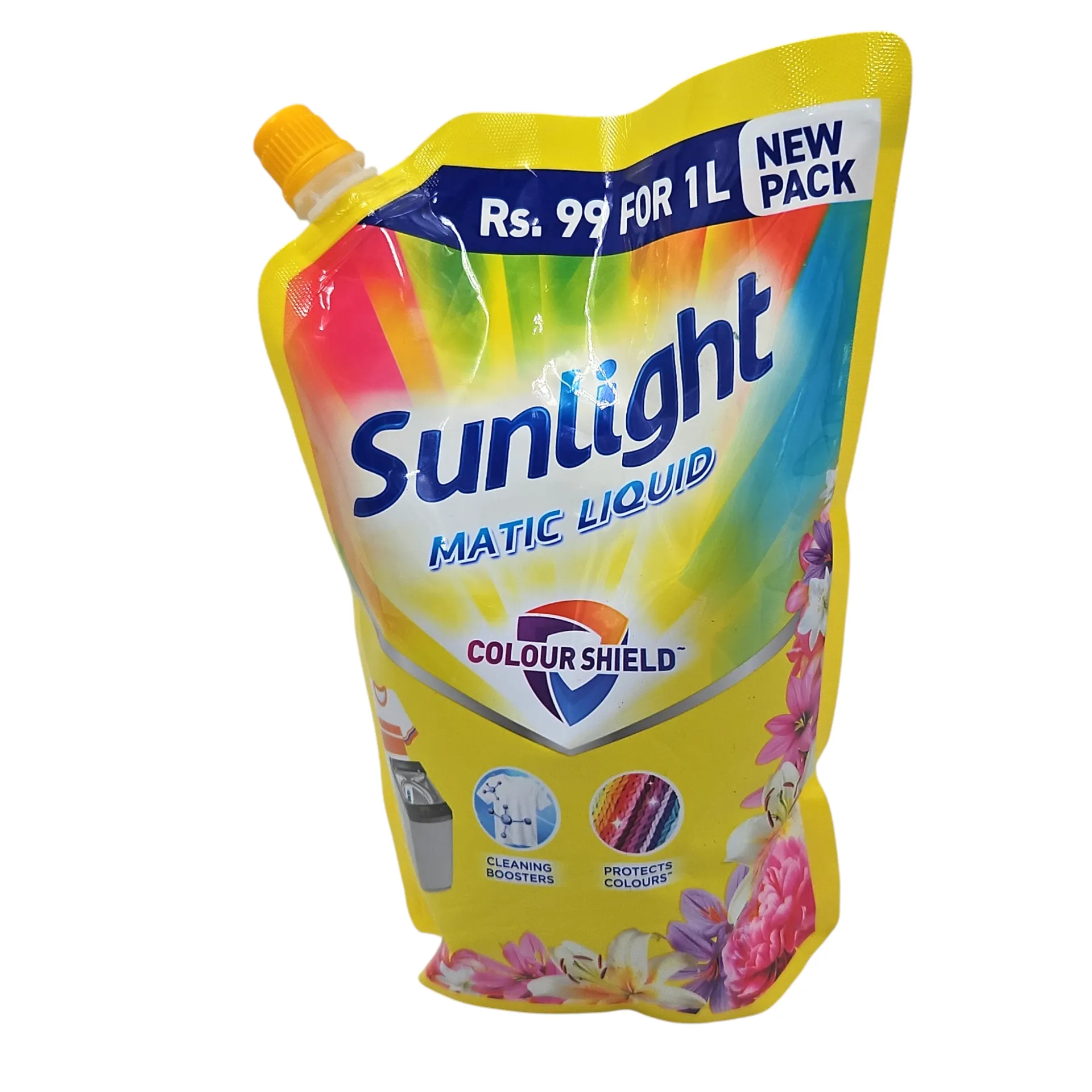 Sunlight Matic Liquid Detergent New Pack 1 Liter MRP 99