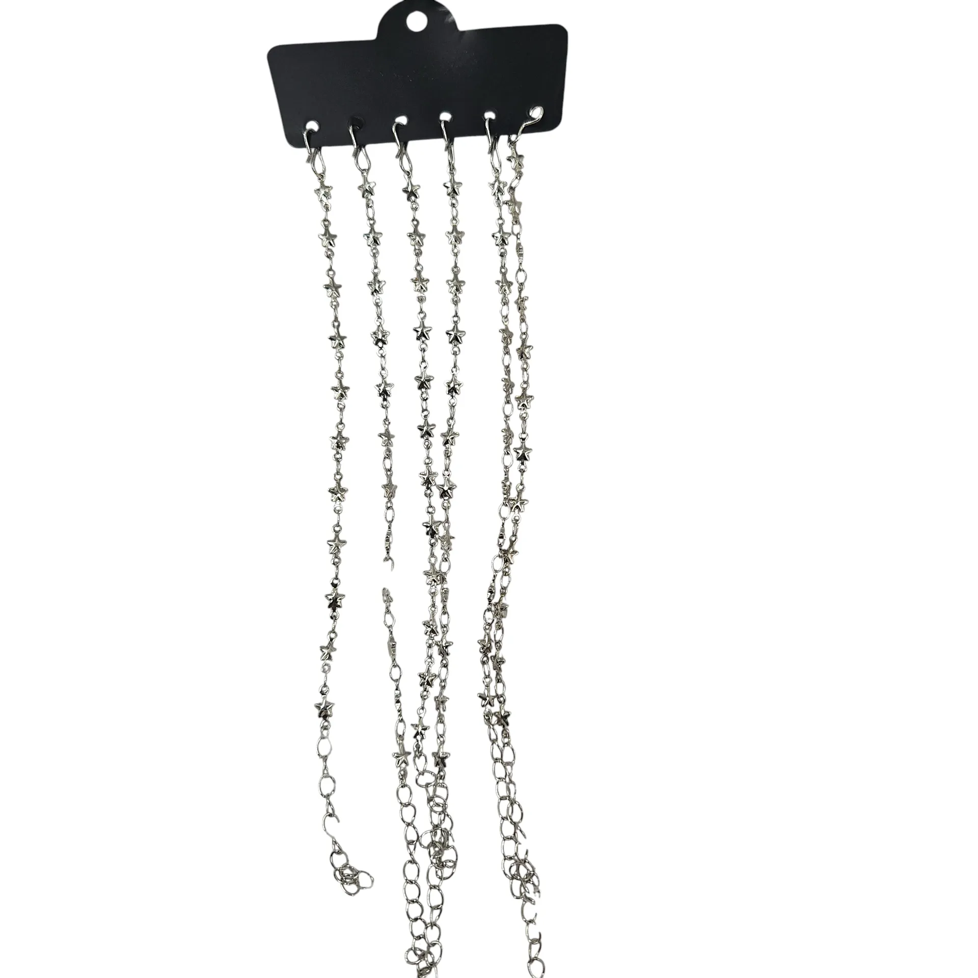[IX2600048] Silver Stars Shaped Bracelet