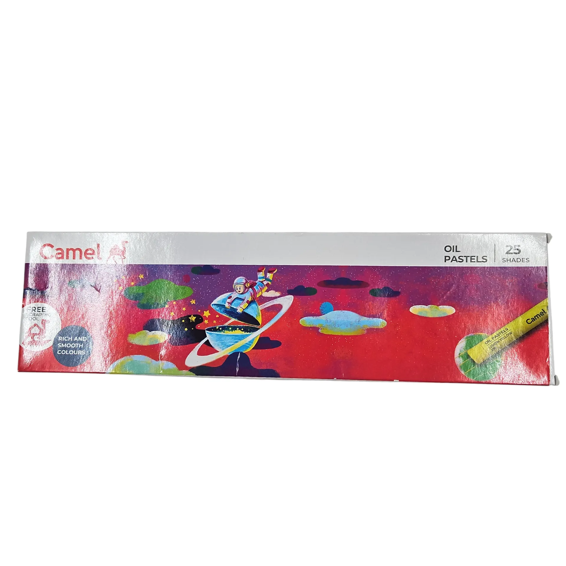 Camel Oil Pastels 25 Shades Free Scraping Tool