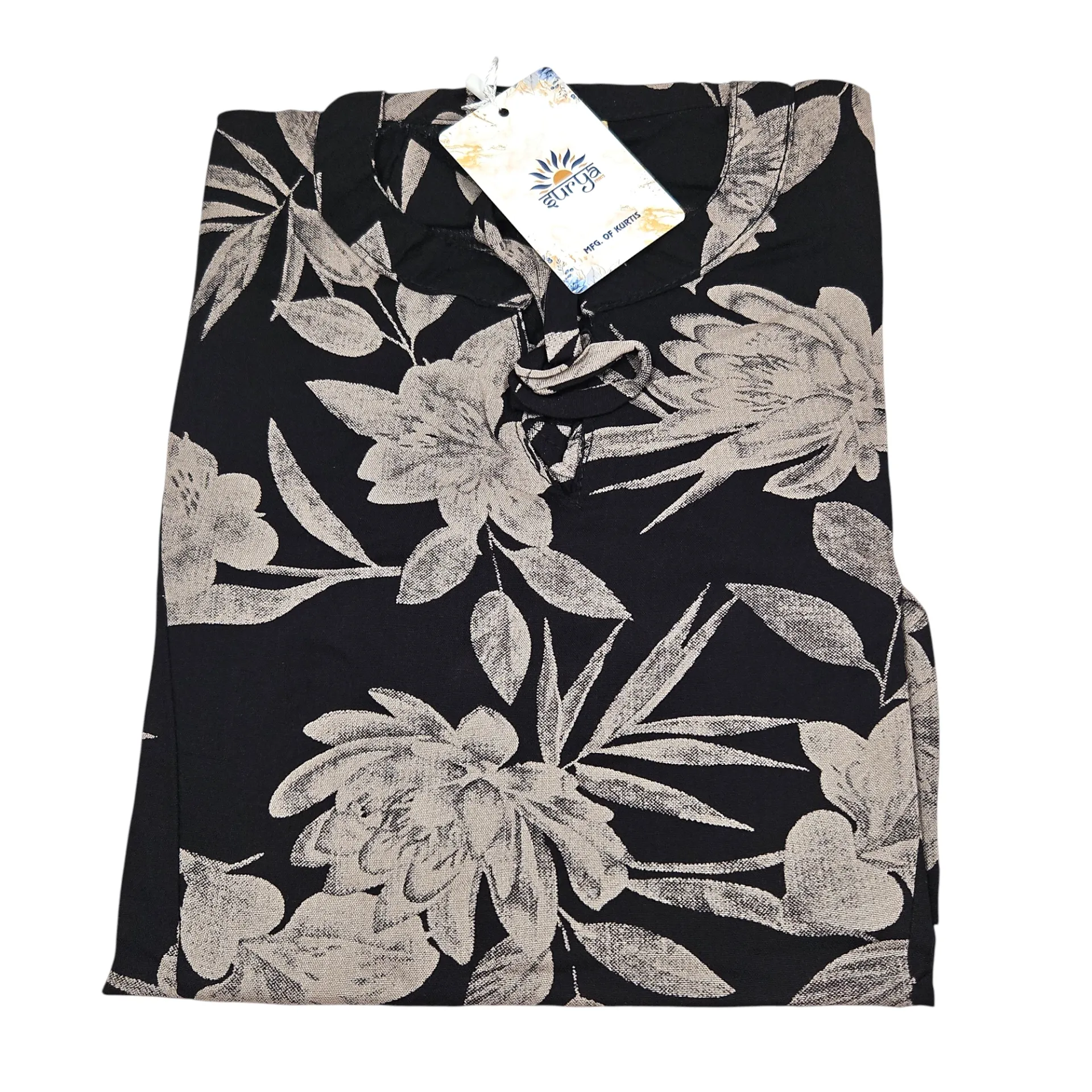 N-135 Surya Saaz Printed Short Kurtis XXL