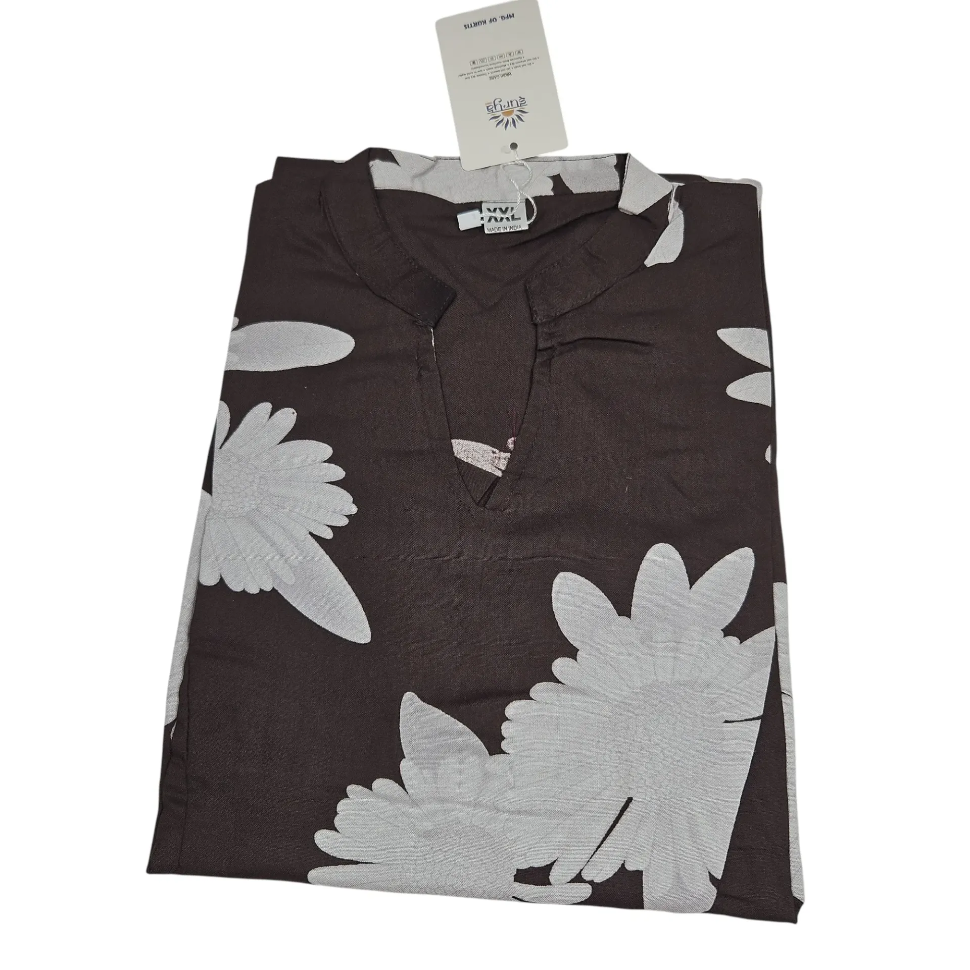 N-135 Surya Saaz Printed Short Kurtis XXL