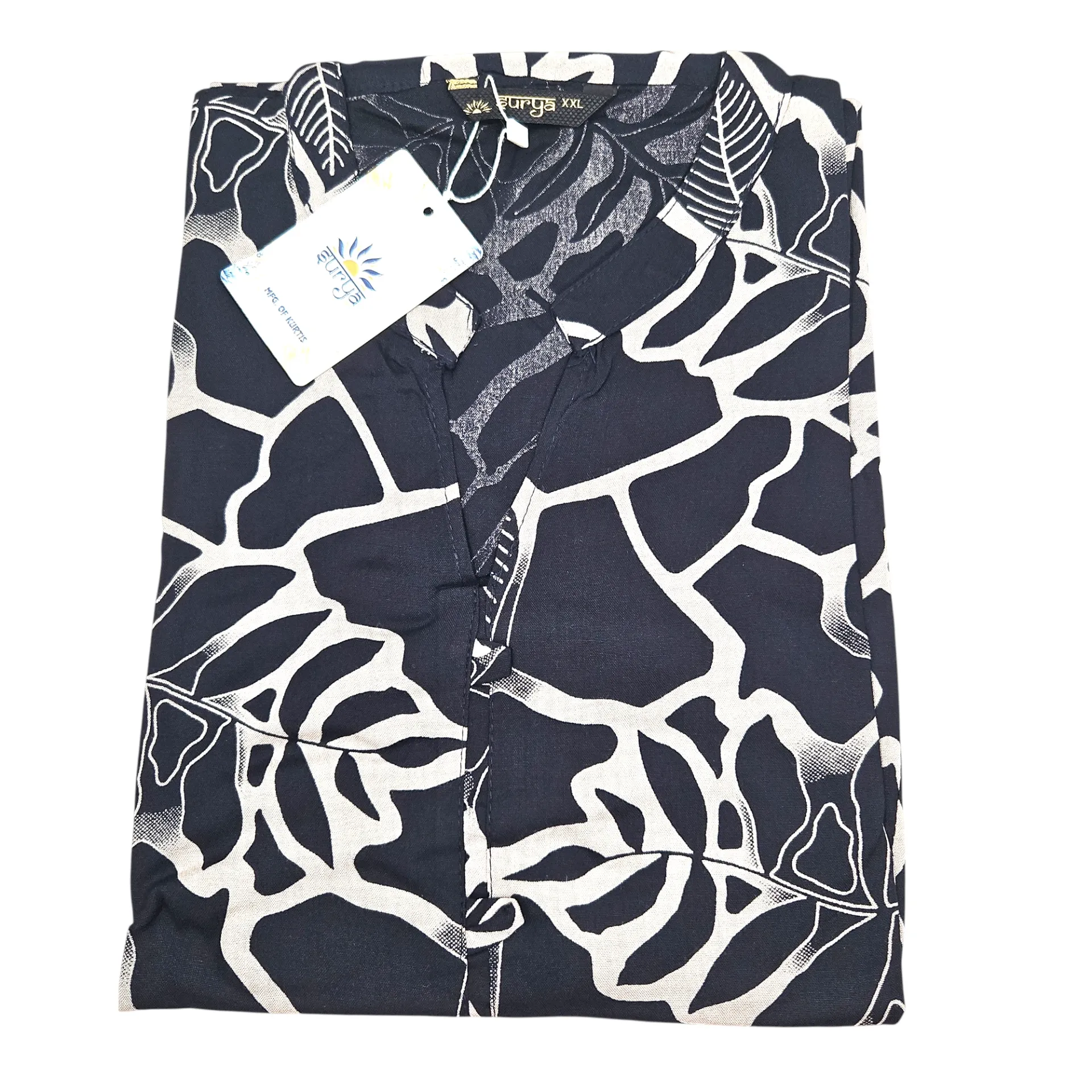 N-135 Surya Saaz Printed Short Kurtis XXL