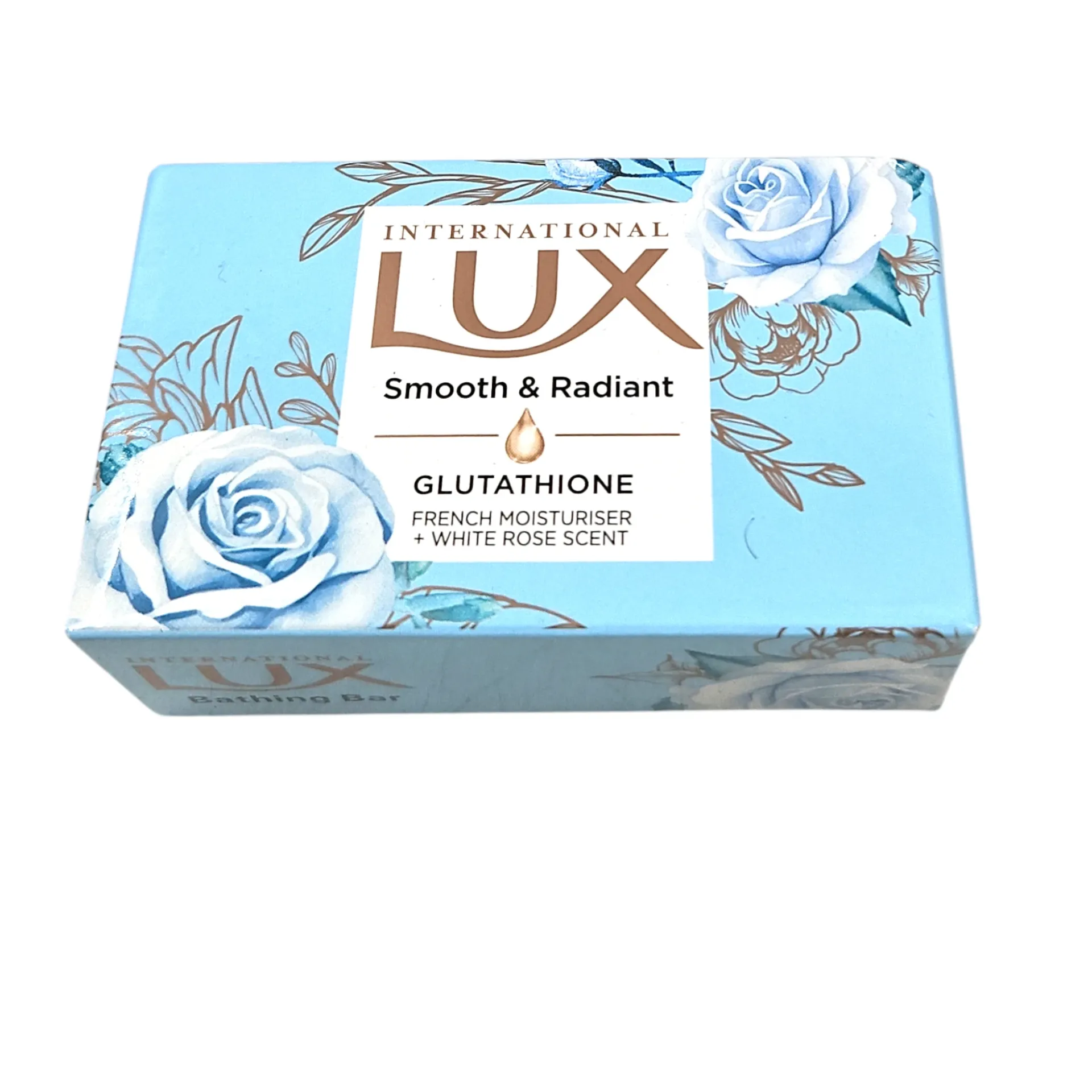 [IX2600235] Lux Bar Soap Glutathione French Moisturiser + White Rose Scent 80g MRP 38