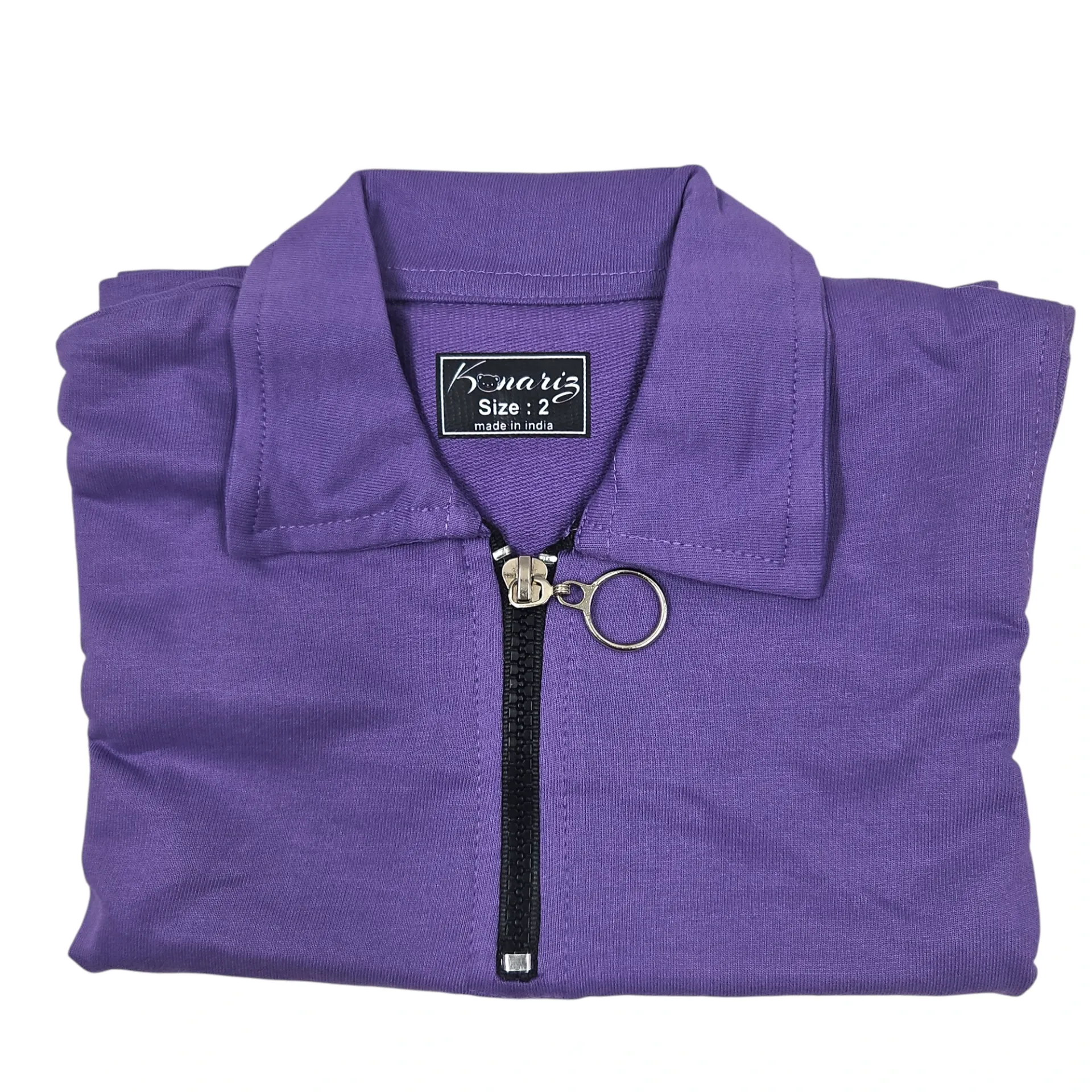 [IX2600243] Konariz Colar With Zip Boys T Shirts (2)