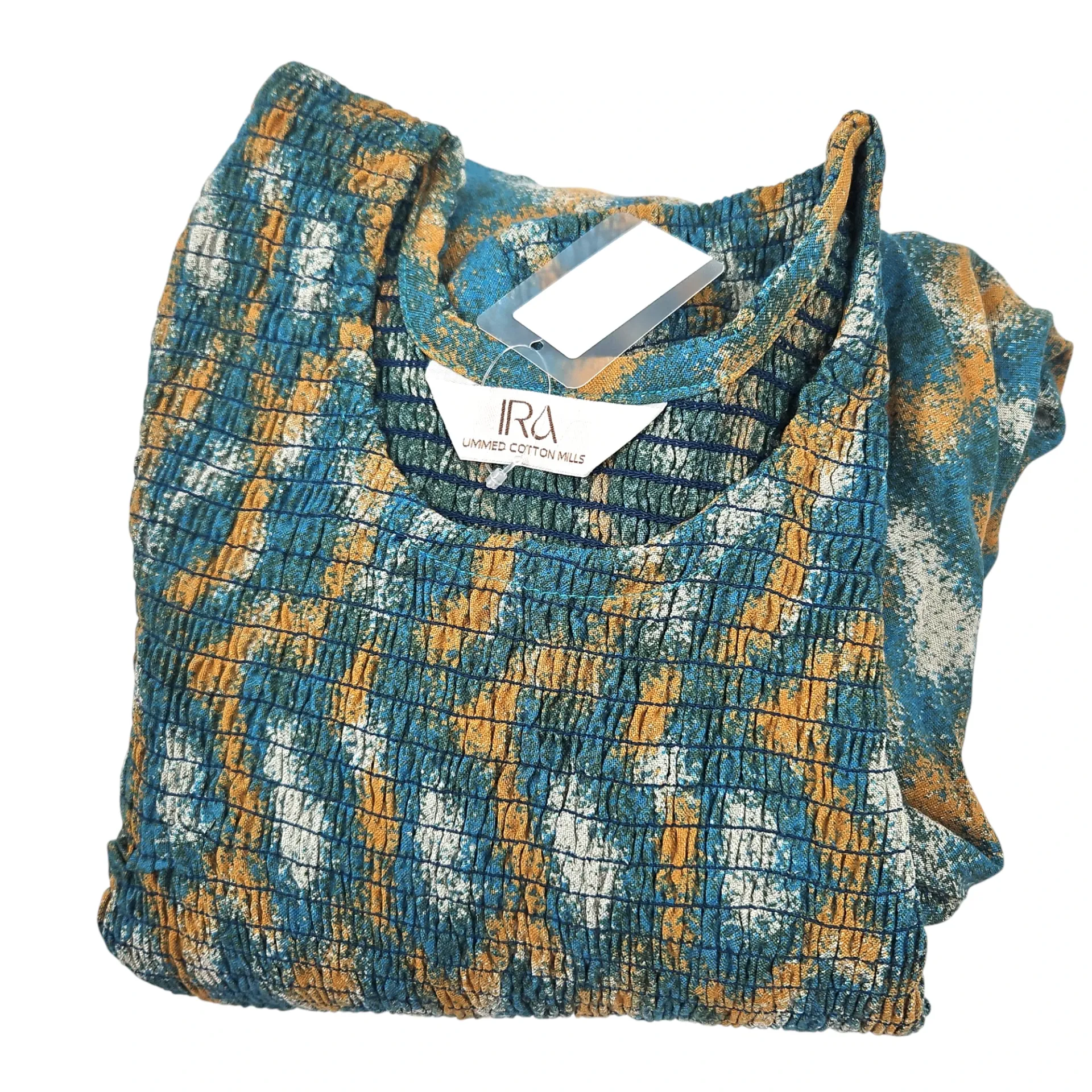 N-N 65 Ira Alphine Smoke Splash Printed Maxi Gown