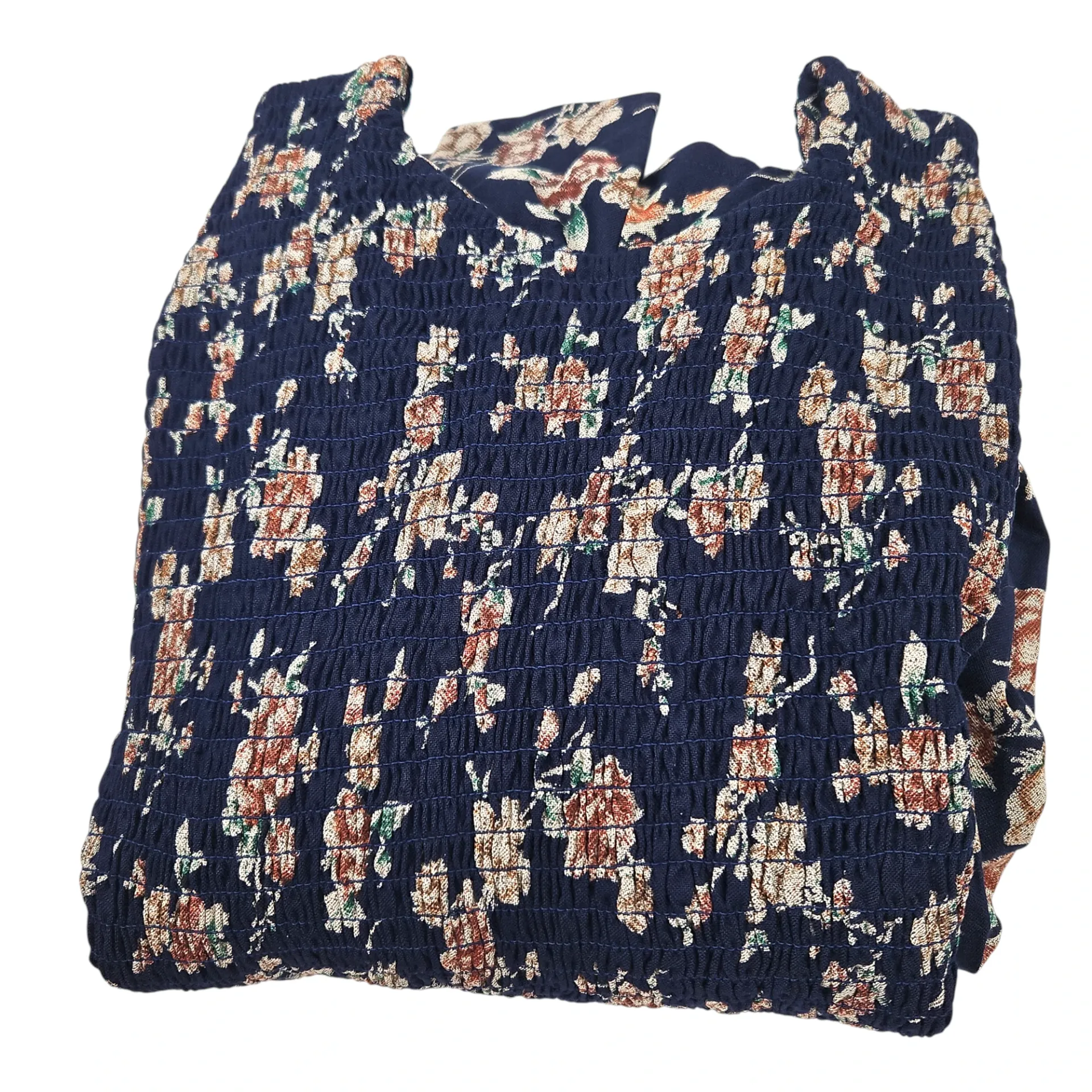 N-N 65 Ira Alphine Smoke Flower Printed Maxi Gown