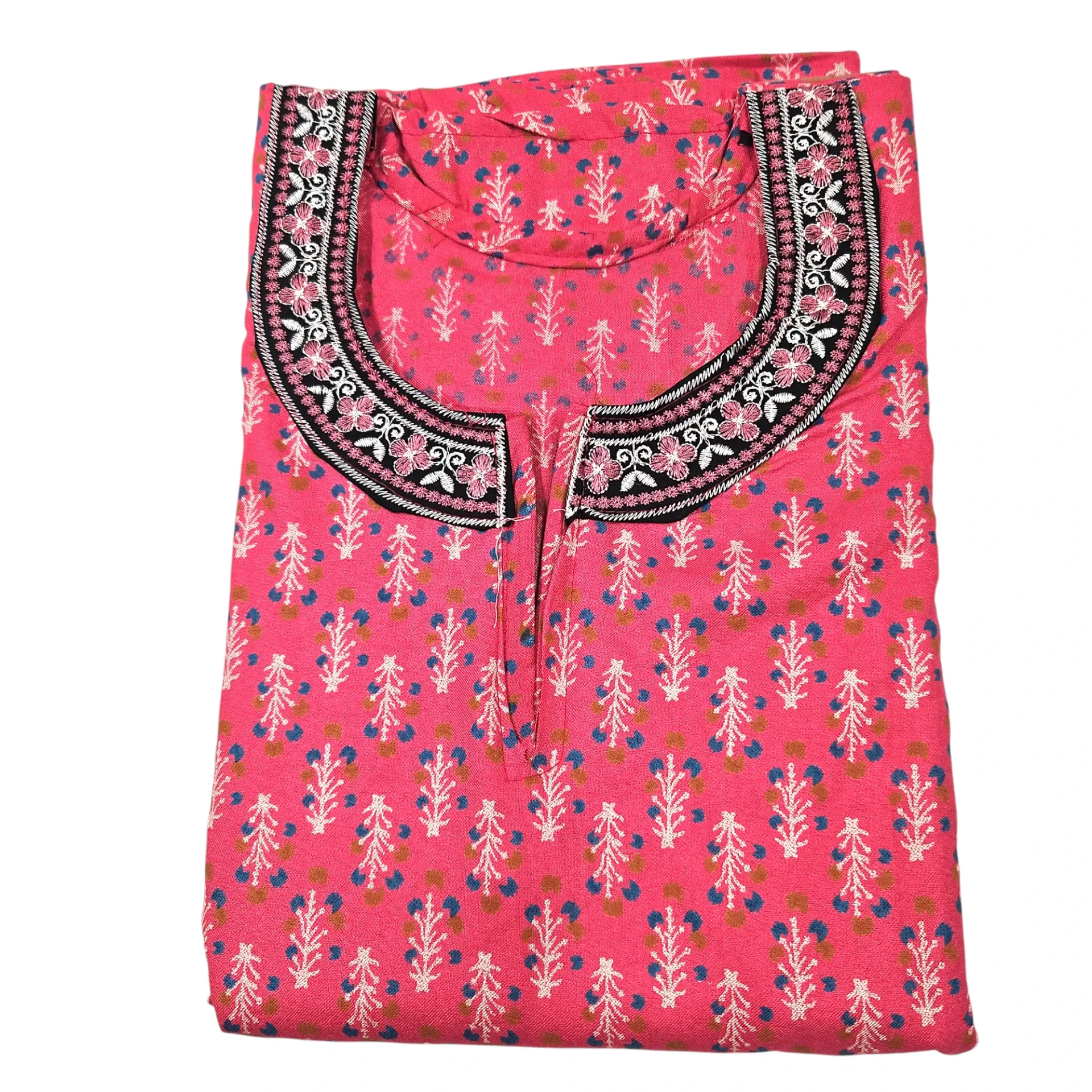 N-I 60 Alphine Line Printed Emboidery Maxi