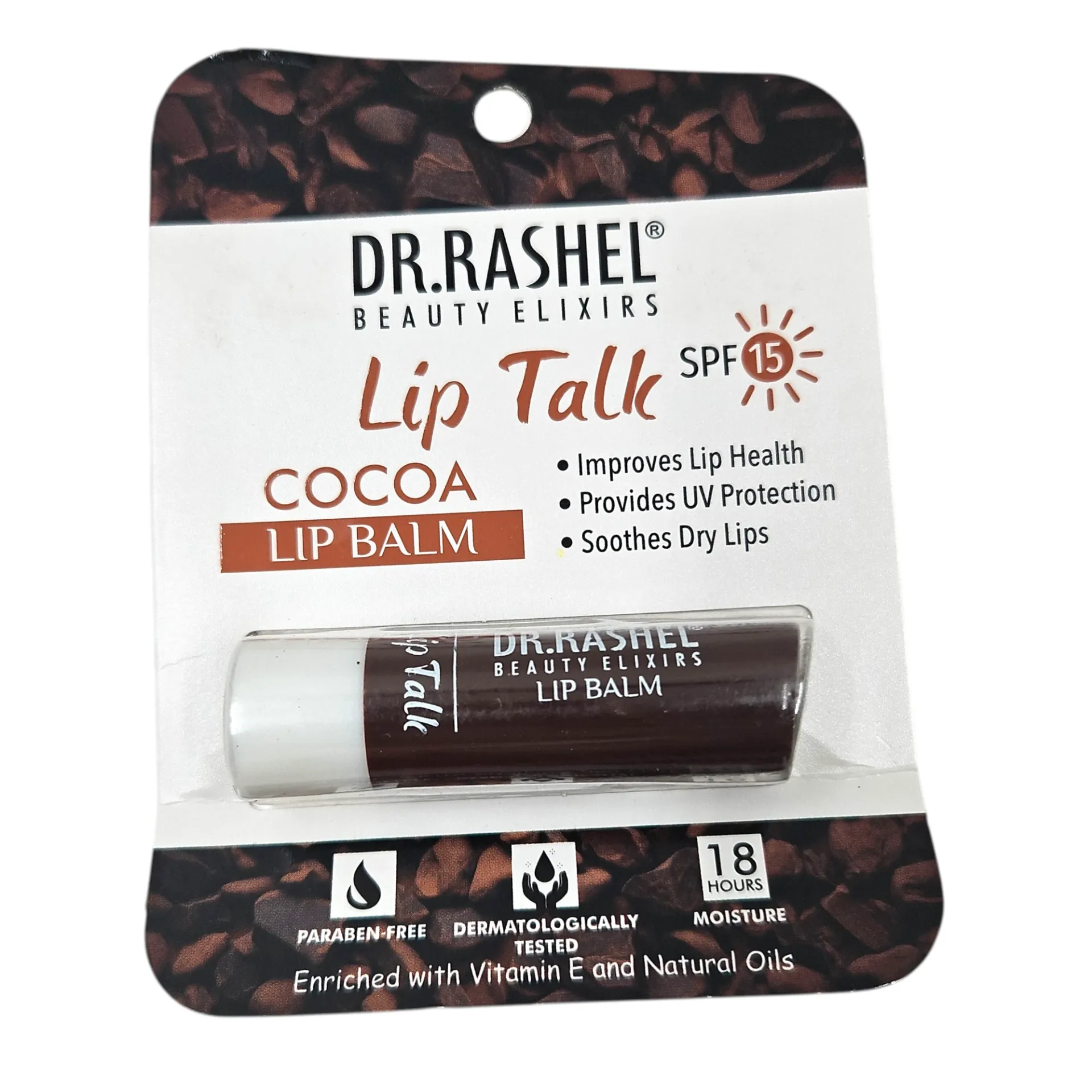 DR Rashel Beauty Elixirs SPF 15 Cocoa Lip Balm MRP 125