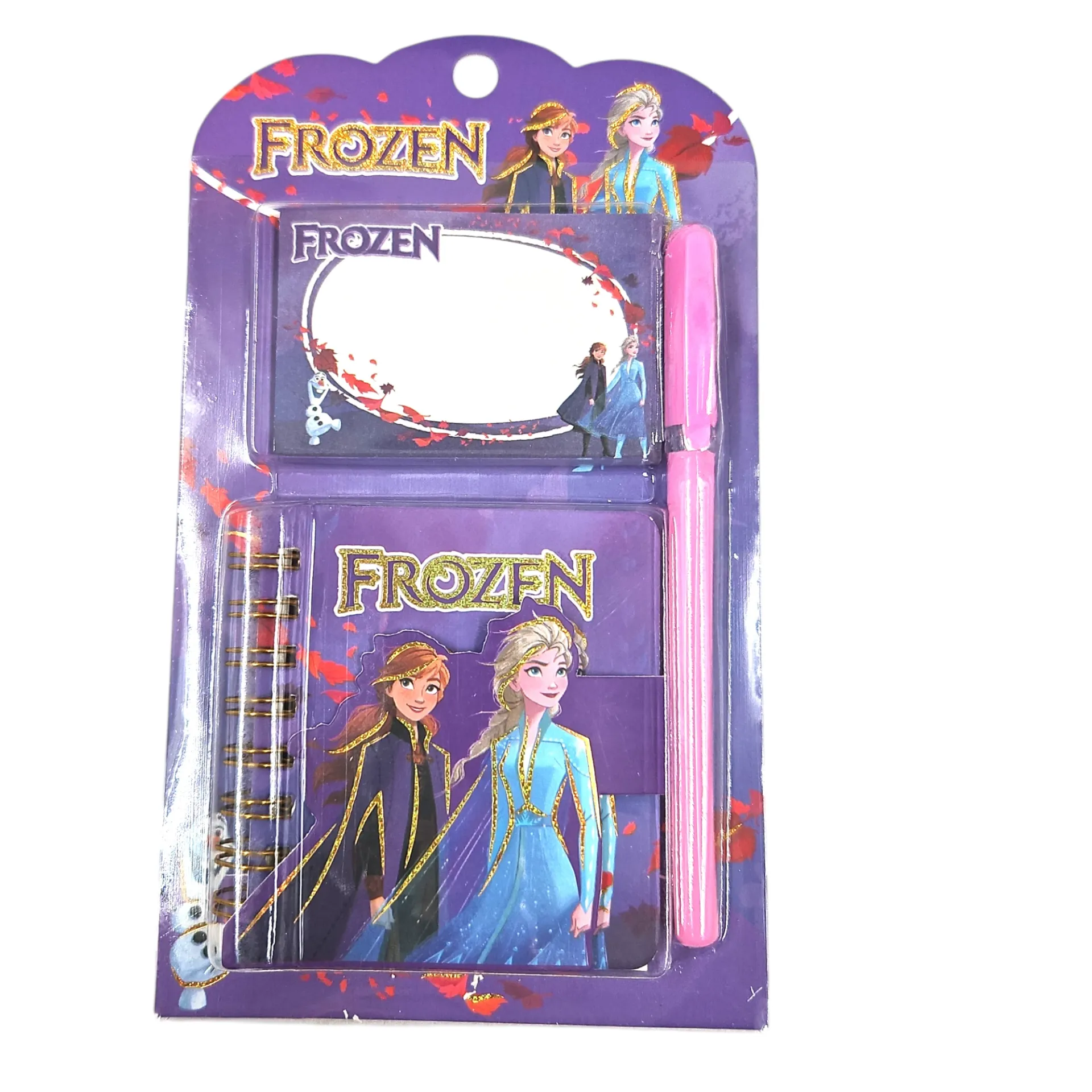 [IX2600364] Cartoon Theme Diary, Sticky Note & Pen (Frozen)