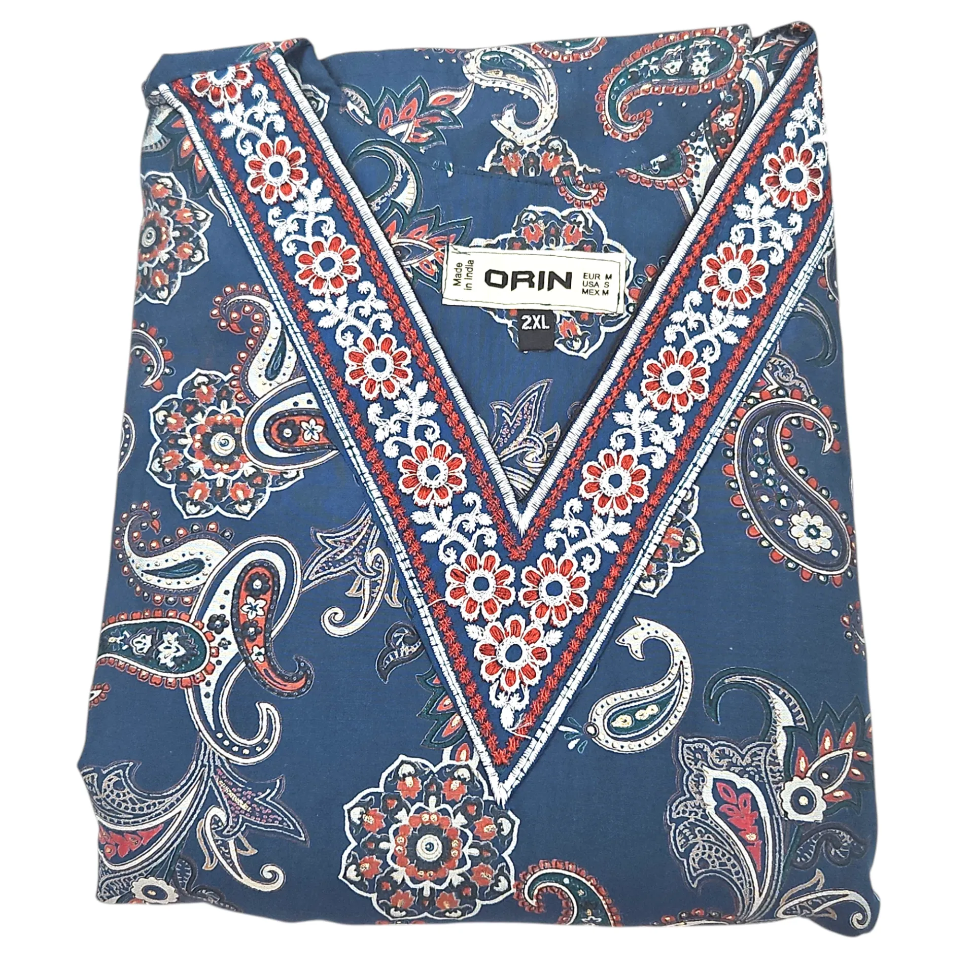 N-98 Orin Muslin Printed 2 Pcs Churidar Set XXL