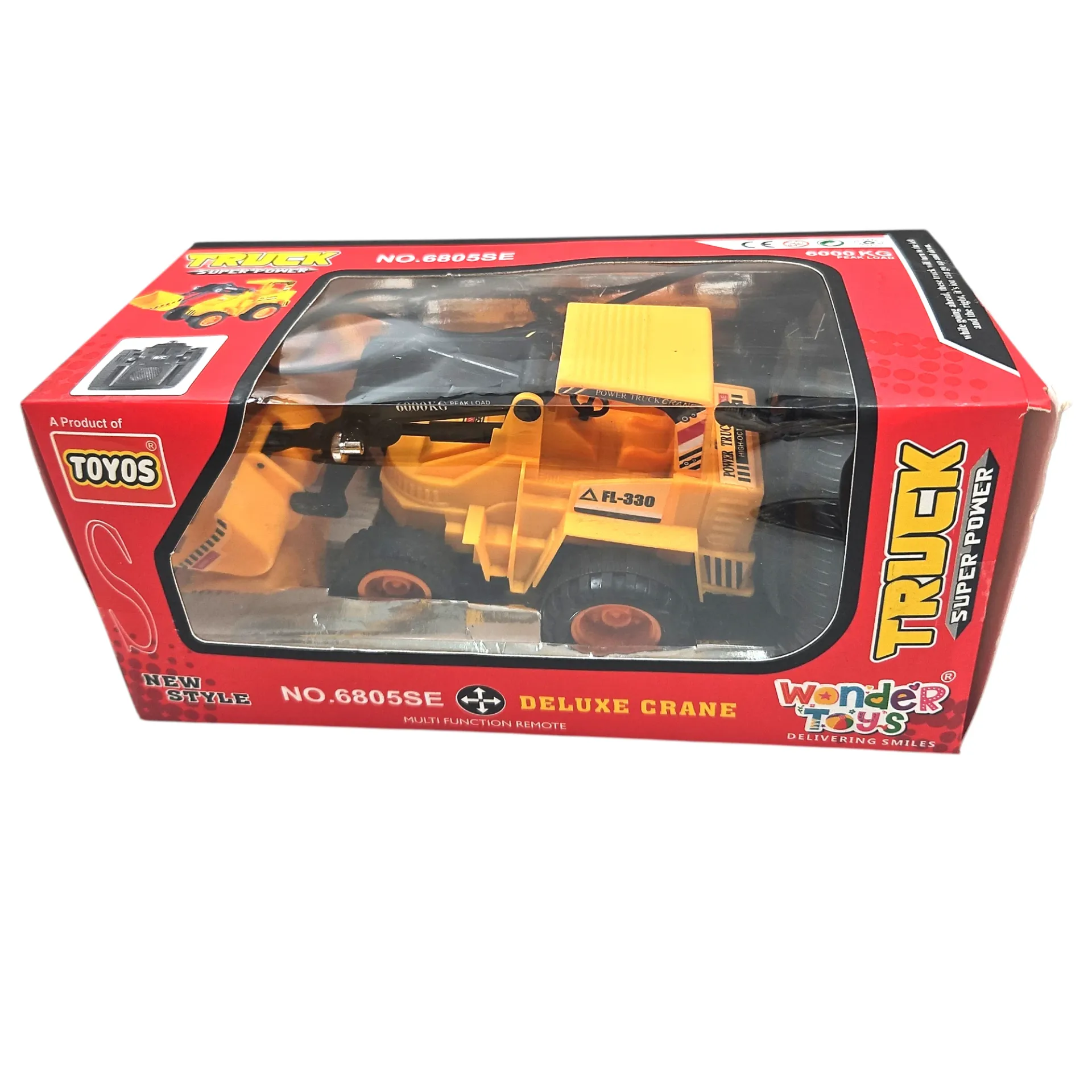 6805SE Deluxe Crane Truck Super Power Remote Controlled JCB