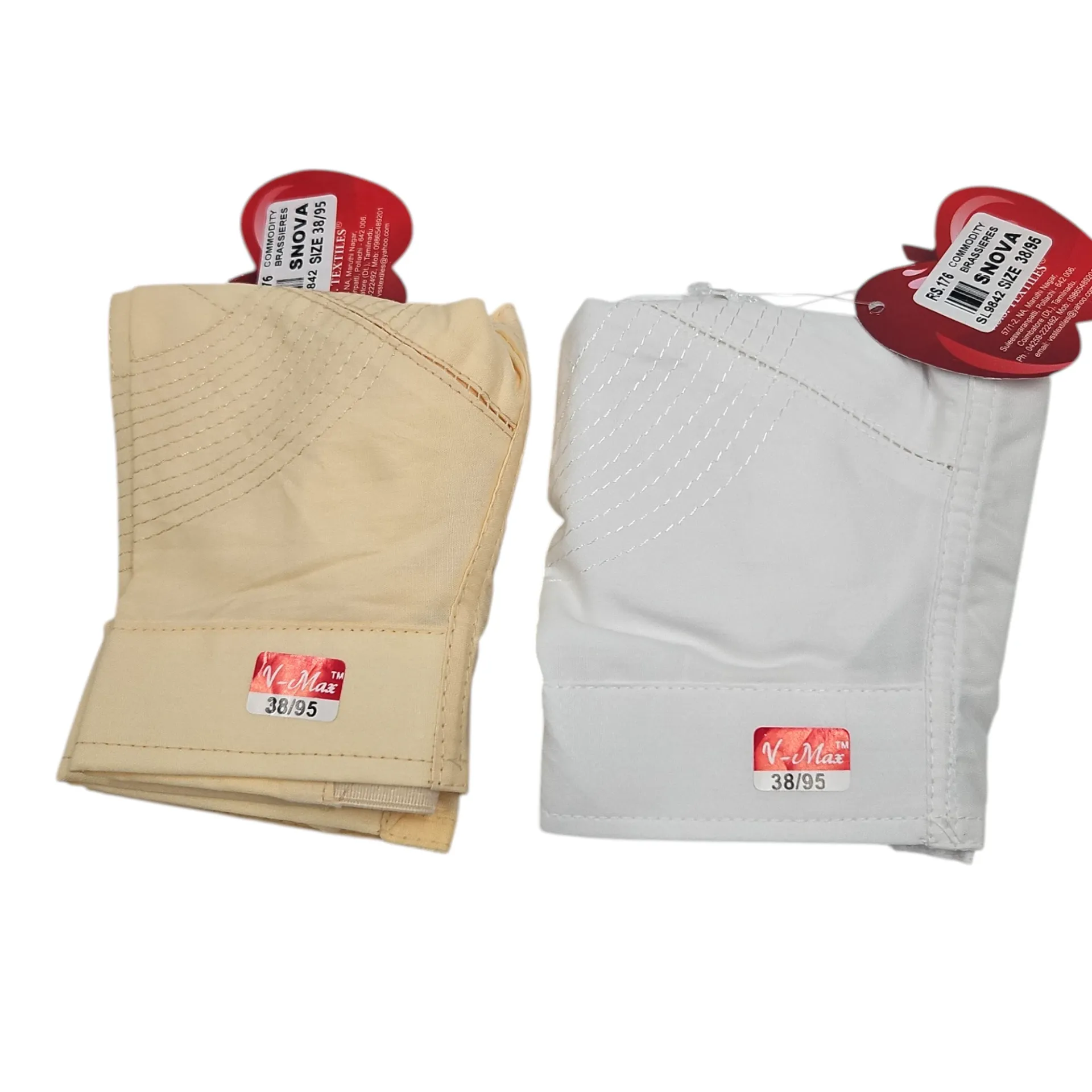 V Max Snova Cotton Round Stich Brassier 34 Inch