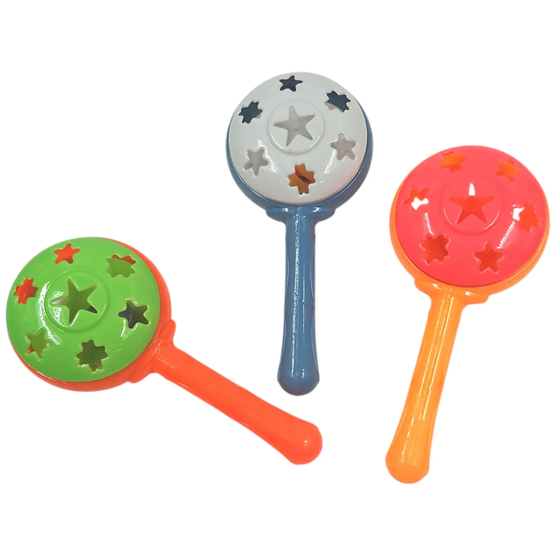 Star Baby Rattles With Handle