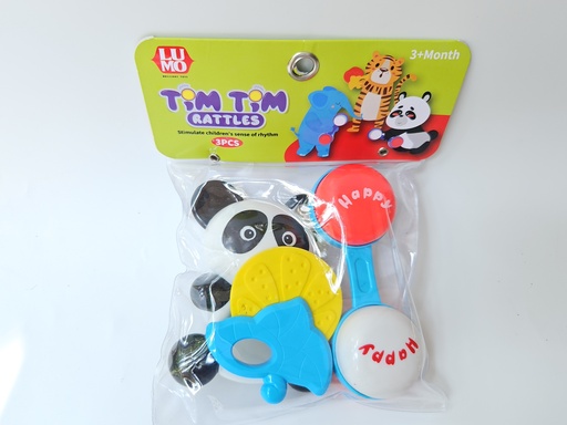 [IX002359] Tim Tim Rattles 3 Pcs Set