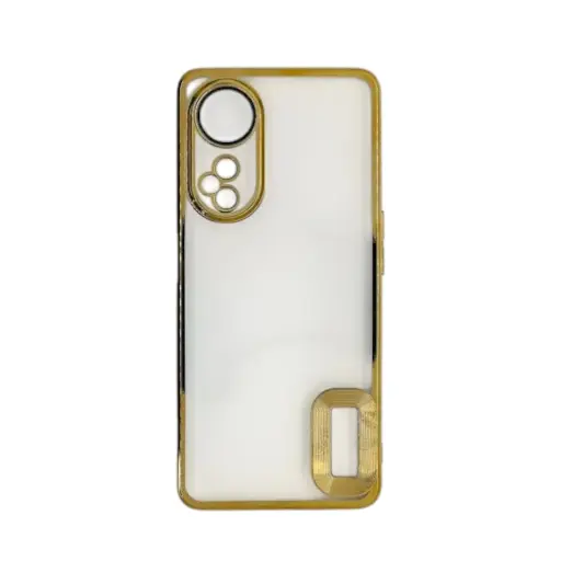 [IX2404355] Mobile Back Case Transparent Crome Gold Electroplating 