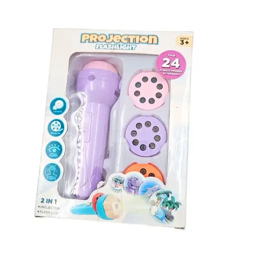 [IX002560] 2 in 1 Projection Flashing Light With 24 Project Image