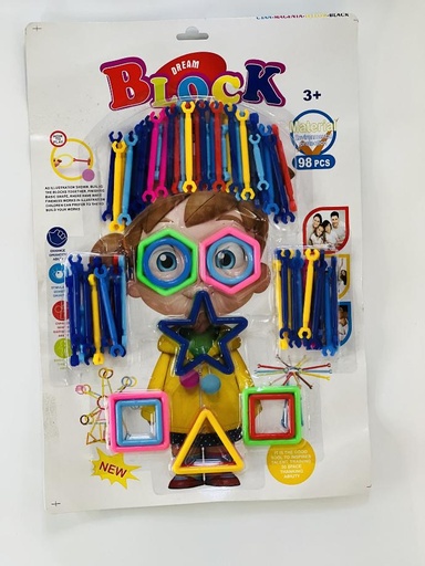 [IX000156] TK088 Colorful Interlocking DIY Stick blocks (98 Pcs) 