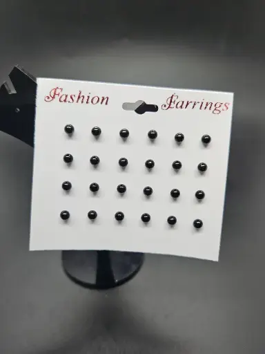 [IX2400807] Earring Small Pearl Single Bead Pair