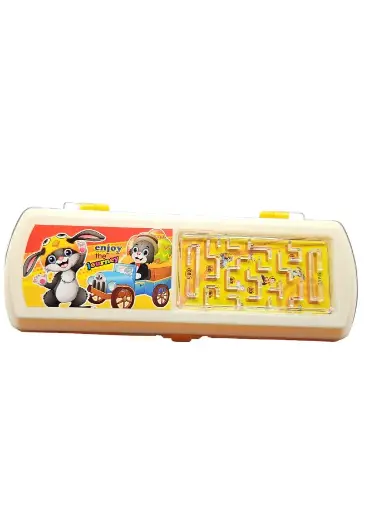 [IX2401269] Pencil Box Enjoy The Journey Find the Way Game 20cm