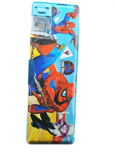 [IX2401373] Magnetic Pencil Box With Sharpener and Pencil Holder