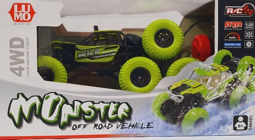 [IX000188] LMI115CH Monster Off Road 8 Wheel Rock Crawler Joystick Control Jeep 