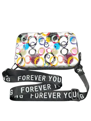 [IX2401751] Multicolor Fiber Box Shoulder Bag