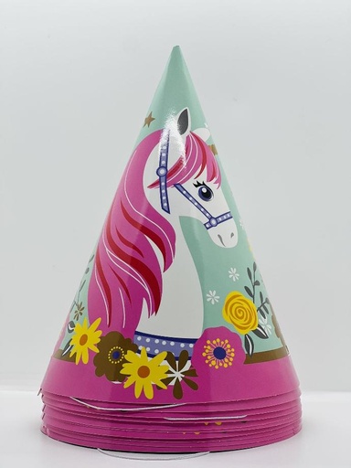 [IX2404388] Party Cap Set Of 10 Piece For Birthday Celebration 