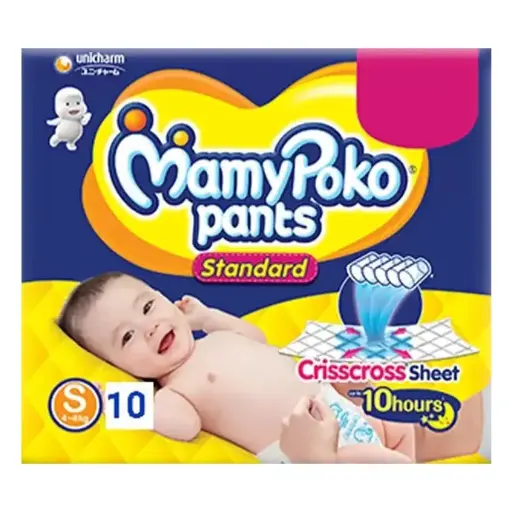 [IX2402654] Mamy Poko All Night Absorb Diaper Pants Small Pack Of 10