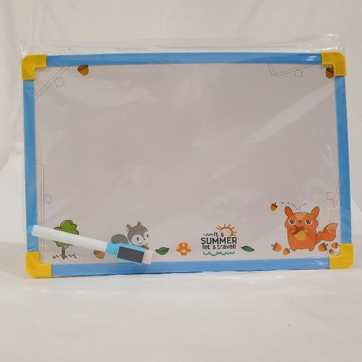 [IX2404368] White Board With Magnetic Marker, Duster 