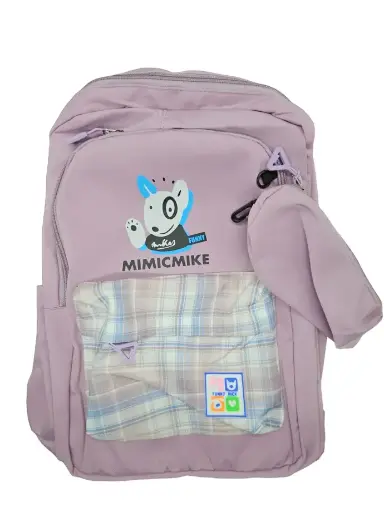 [IX2402843] Funny Nick -Mimic Mike School Bag/Backpack Double Main Pockets 43x30cm