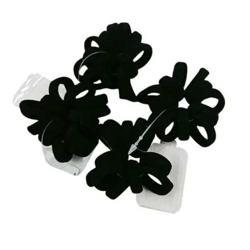 [IX2503262] Hair Bun 2cm Soft & Elastic Bundle of 12