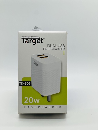 [IX000029] TK302 Micro V8 Dual USB Charger Set [Target] 