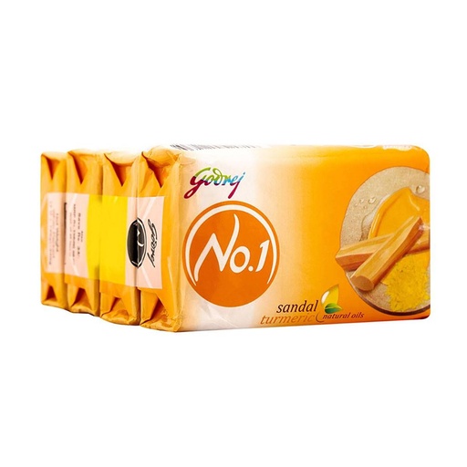 [IX2402994] Godrej No.1 Bar Soap Sandal Turmeric 5x100g MRP 125