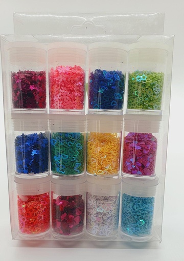 [IX000297] RAW3129 Glitter Sequence Small12 Pcs Set 